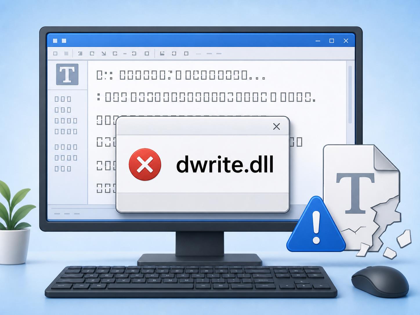 dwrite.dll 缺失会影响字体显示？软件界面异常可以这样修