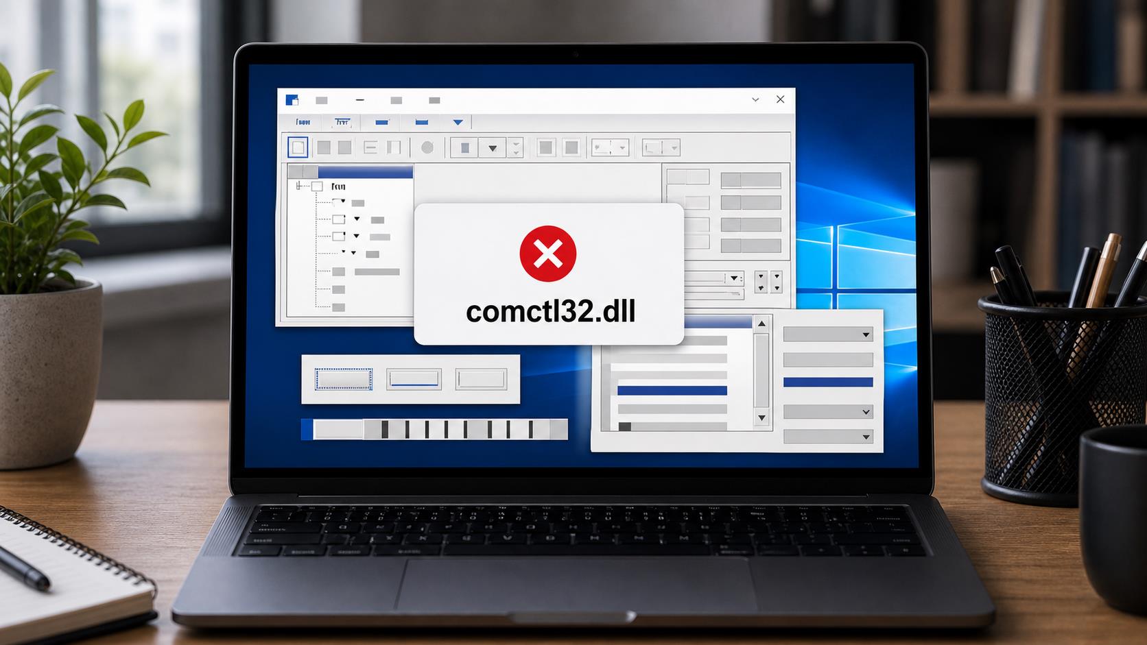 comctl32.dll 报错让按钮窗口异常？重点看控件和旧软件兼容