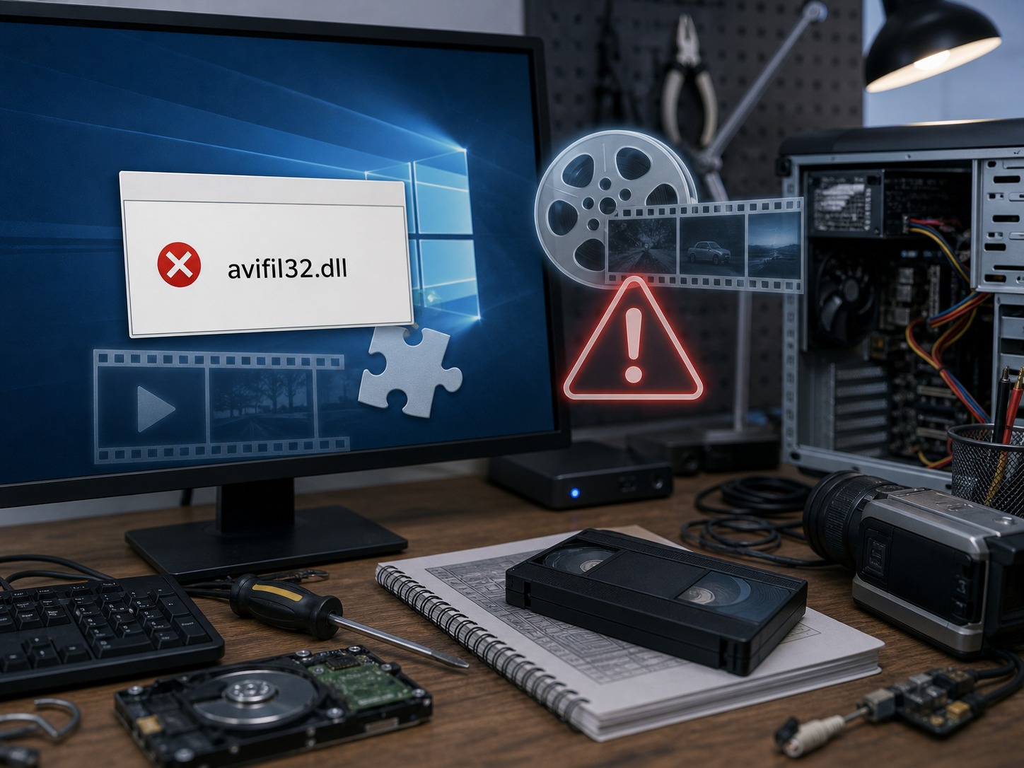 avifil32.dll报错导致老软件或视频功能异常？先区分AVI组件和播放器依赖