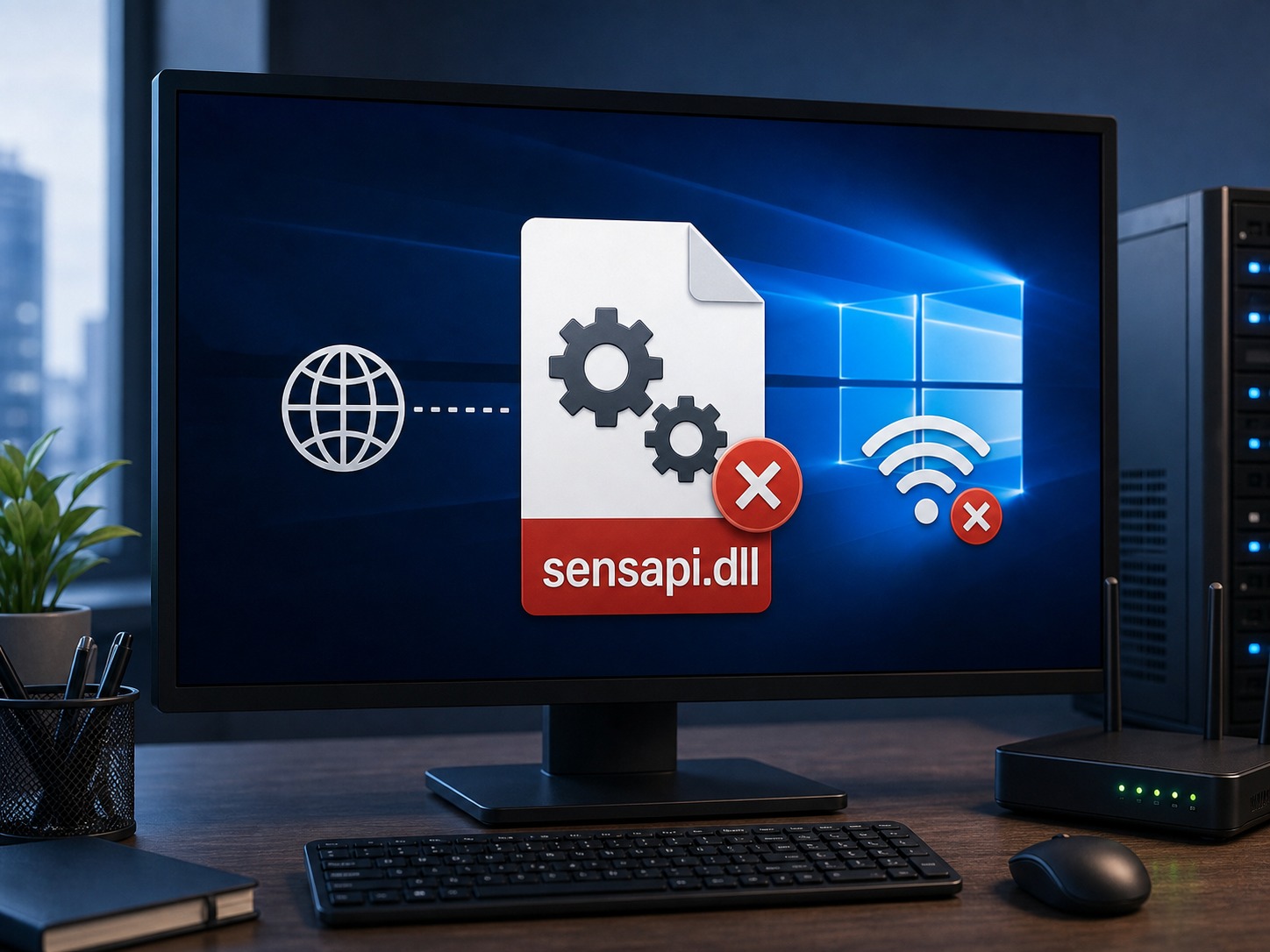sensapi.dll报错会影响联网状态判断吗？先看网络感知组件和软件调用链路