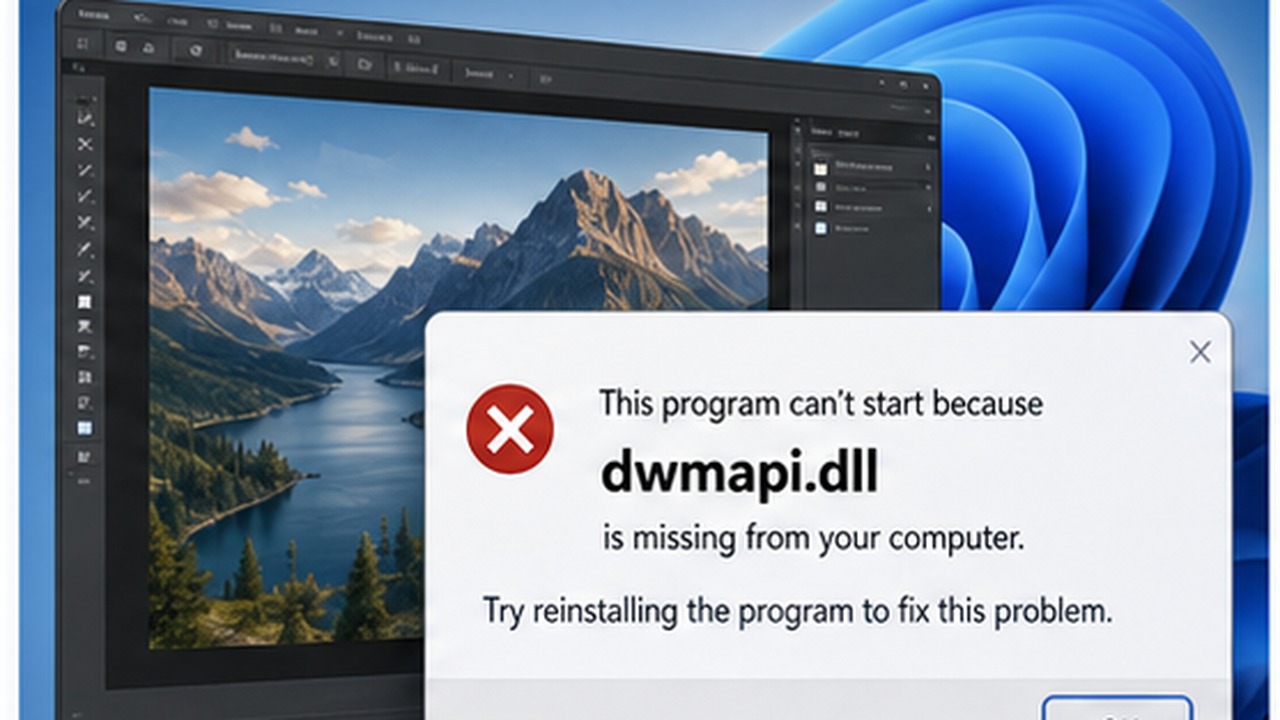 dwmapi.dll 缺失会影响窗口特效吗？桌面窗口管理组件修复办法