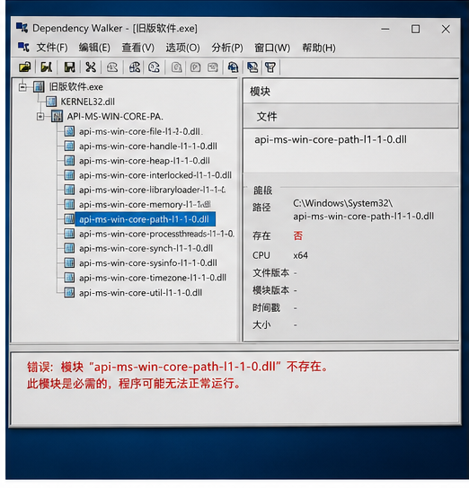 api-ms-win-core-path-l1-1-0.dll 修复后功能验证