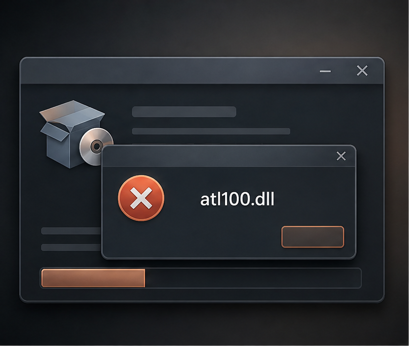 atl100.dll 排查图