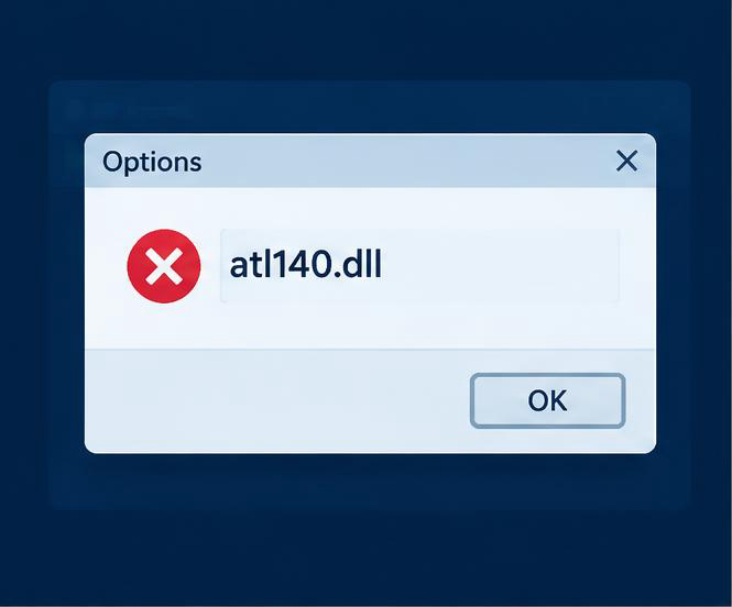 atl140.dll 排查图