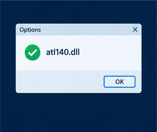 atl140.dll 排查图