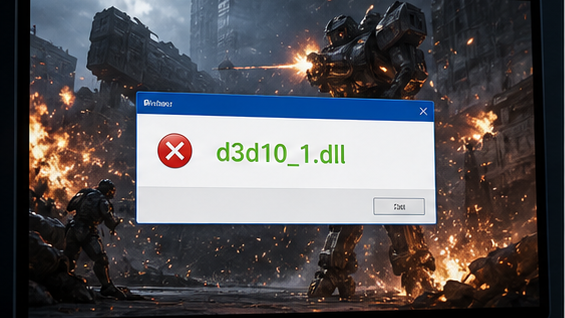 d3d10_1.dll 缺失导致图形程序闪退？从 Direct3D 10.1 到显卡驱动的修复方法