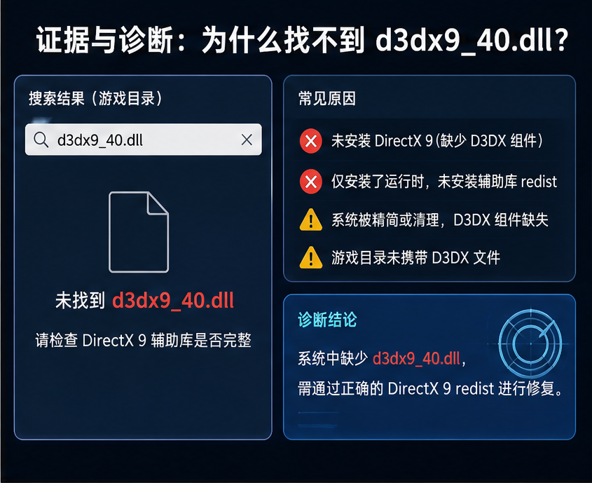 d3dx9_40.dll 排查图
