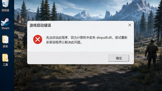 游戏启动提示 dinput8.dll 丢失怎么办？从 DirectX、原安装包到系统检查逐步处理