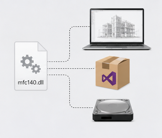 mfc140.dll 排查图 2