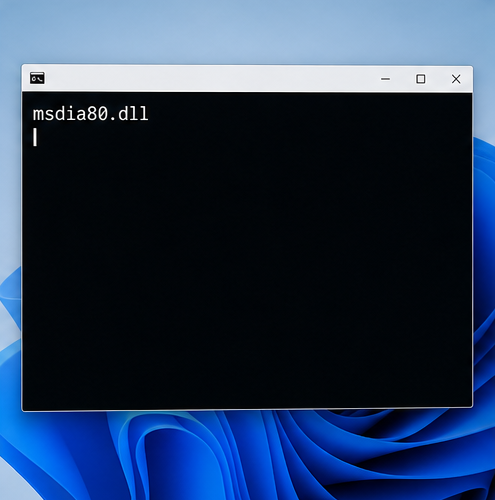 msdia80.dll 排查图