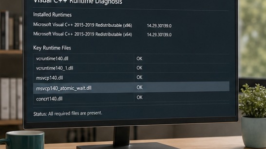 msvcp140_atomic_wait.dll 运行库诊断