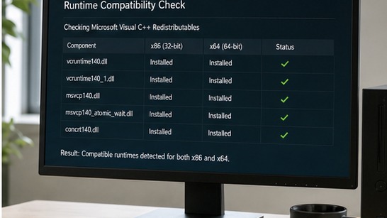 msvcp140_atomic_wait.dll x86 与 x64 检查