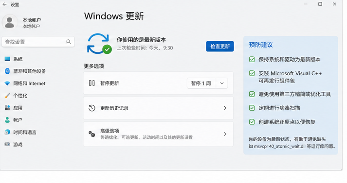 msvcp140_atomic_wait.dll 排查步骤 6