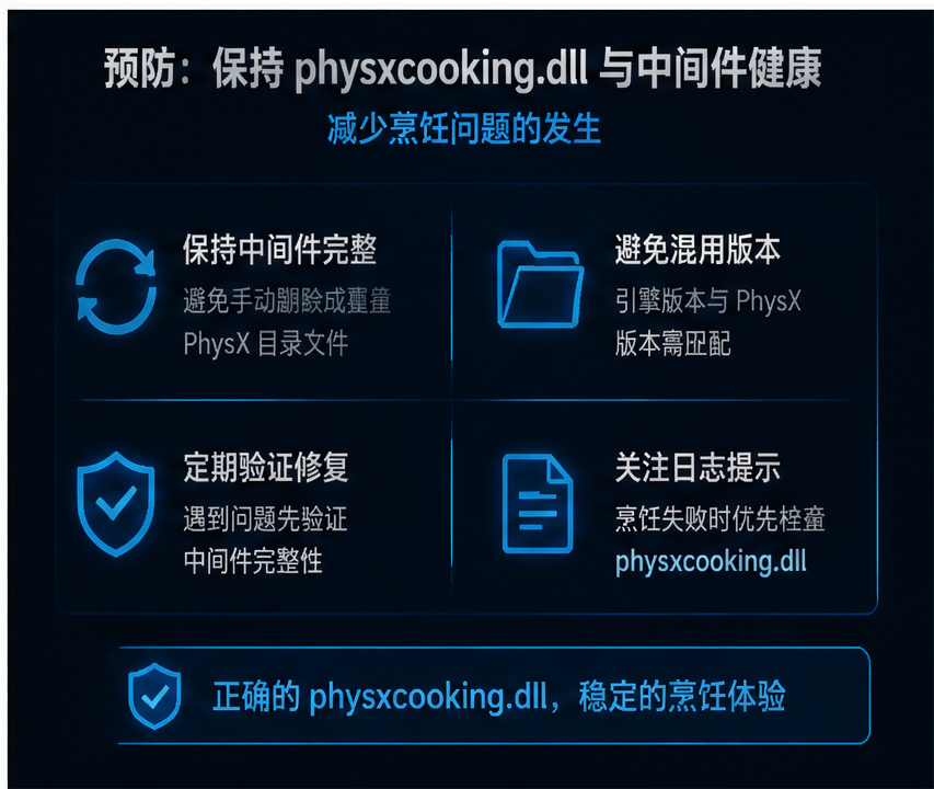 physxcooking.dll 排查图