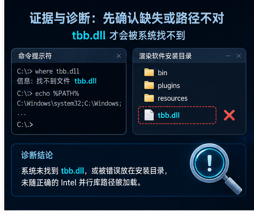 tbb.dll 排查图