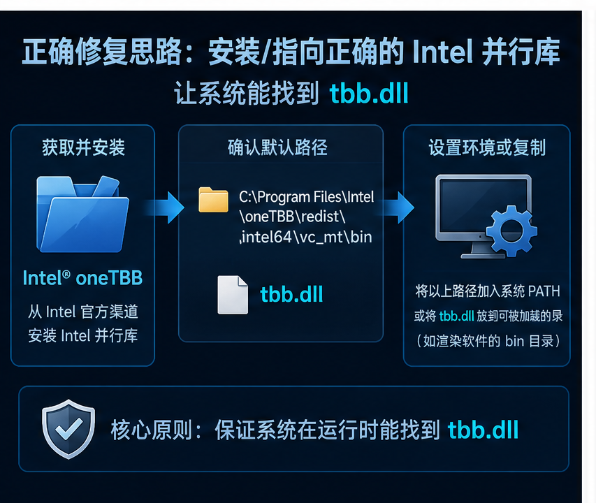 tbb.dll 排查图