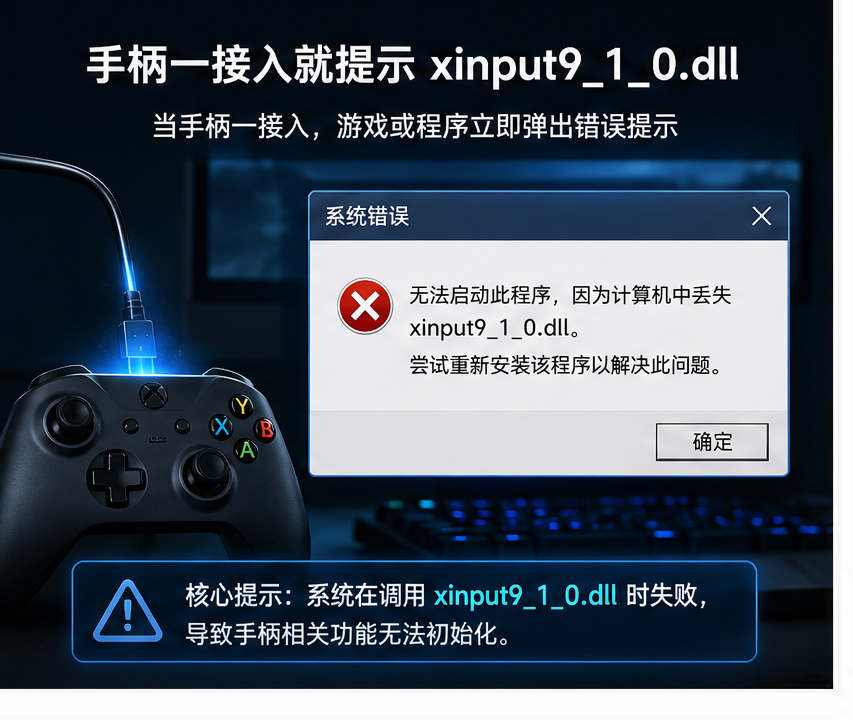 xinput9_1_0.dll 排查图