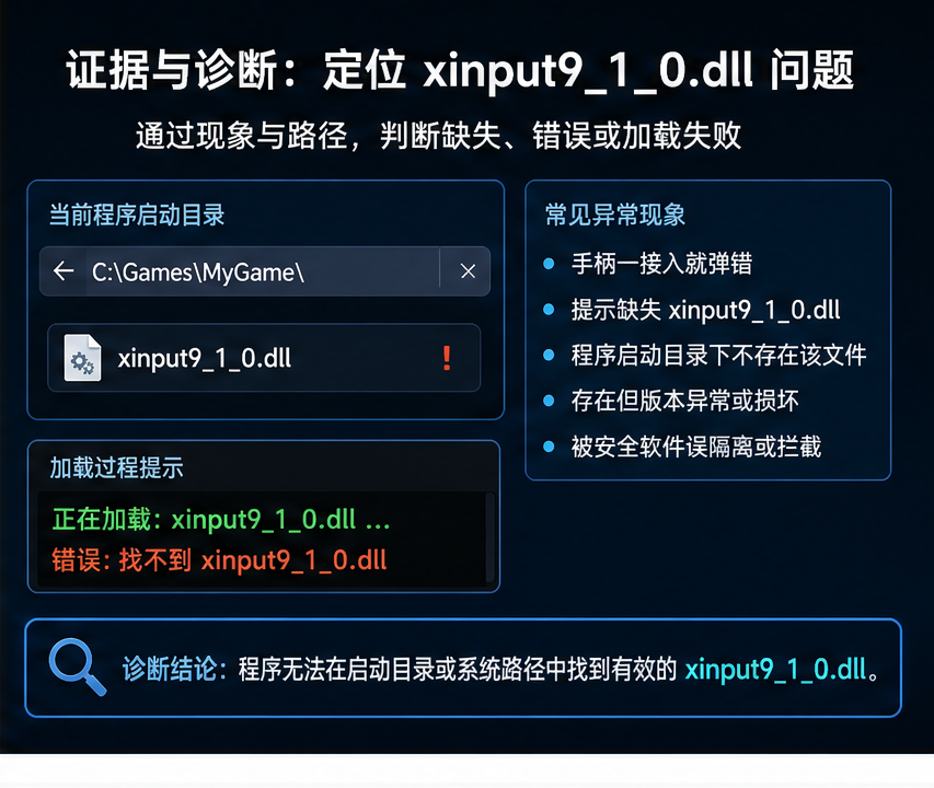xinput9_1_0.dll 排查图